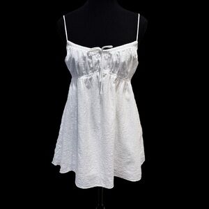 Sabo Australia Backless Babydoll Dress Cotton Adjustable Straps Size 6